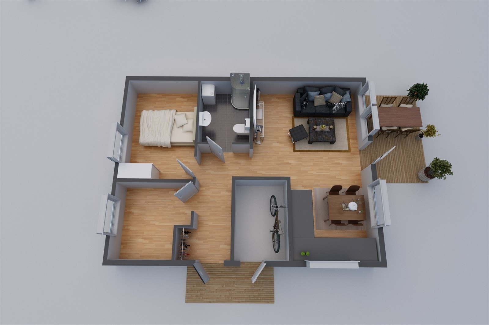 Plantegning Galleribilde