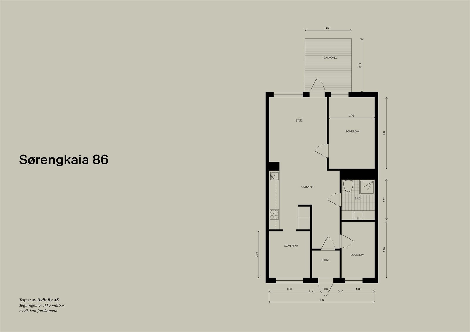 Planskisse Galleribilde