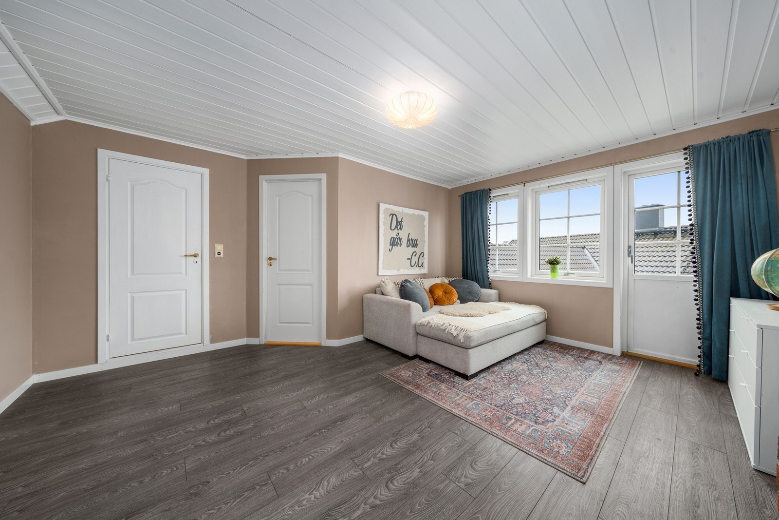 Fin loftsstue hvor barna vil trives. Galleribilde