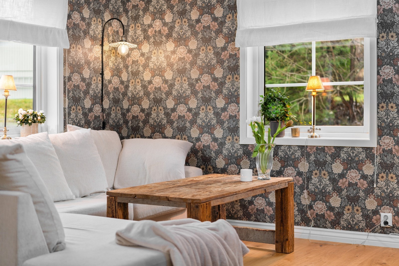 Nydelig Kährs 1-stavs eikeparkett fra 2023. Galleribilde