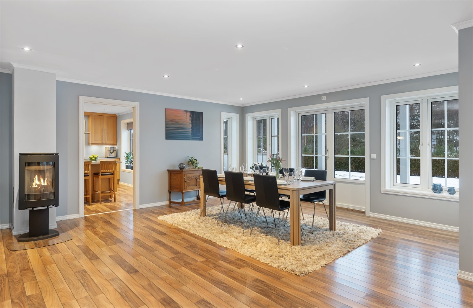 God spiseplass til mange Galleribilde