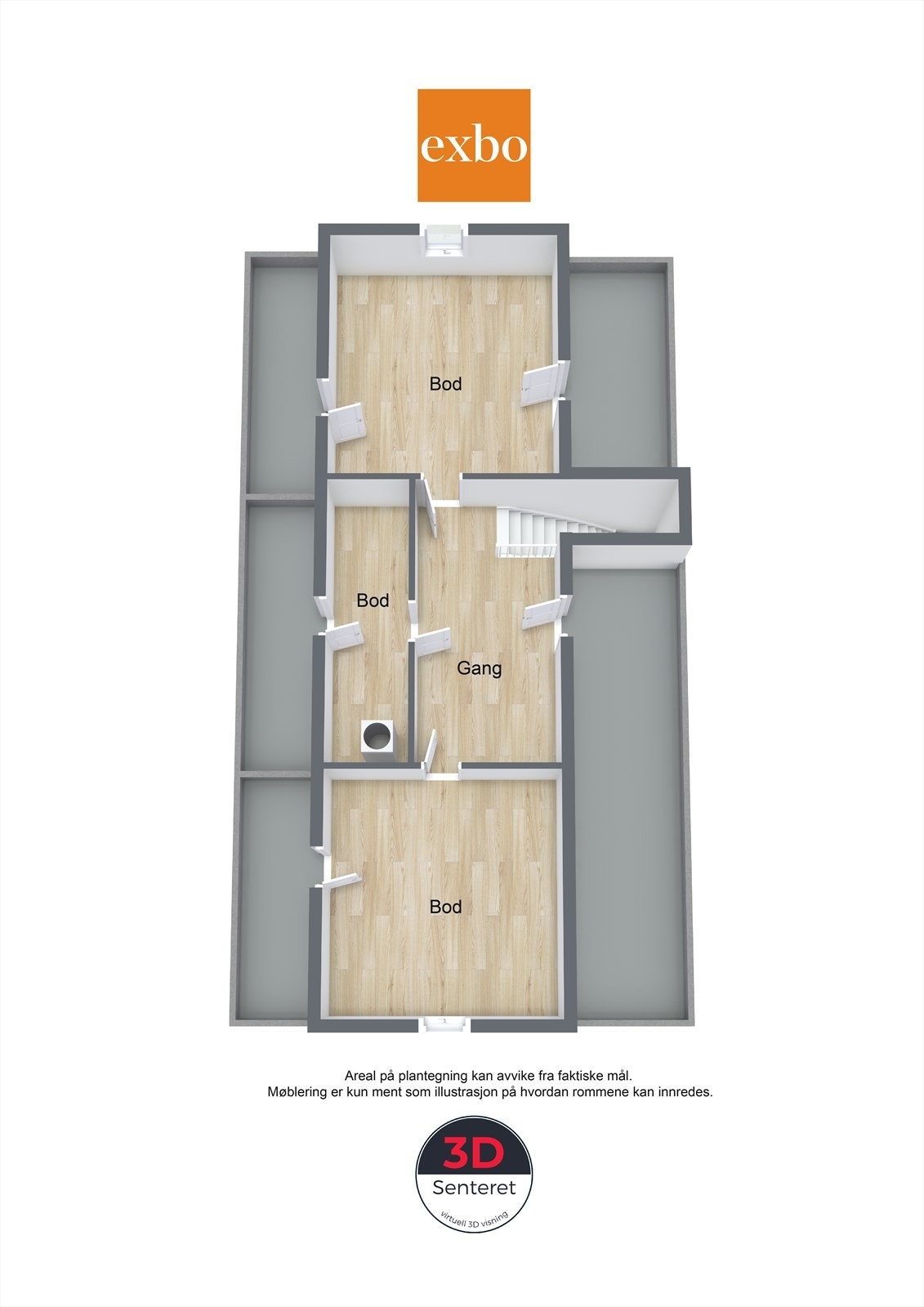 Plantegning 3.etg Galleribilde