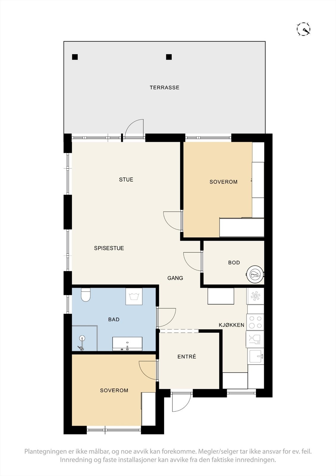 Plantegning. Galleribilde