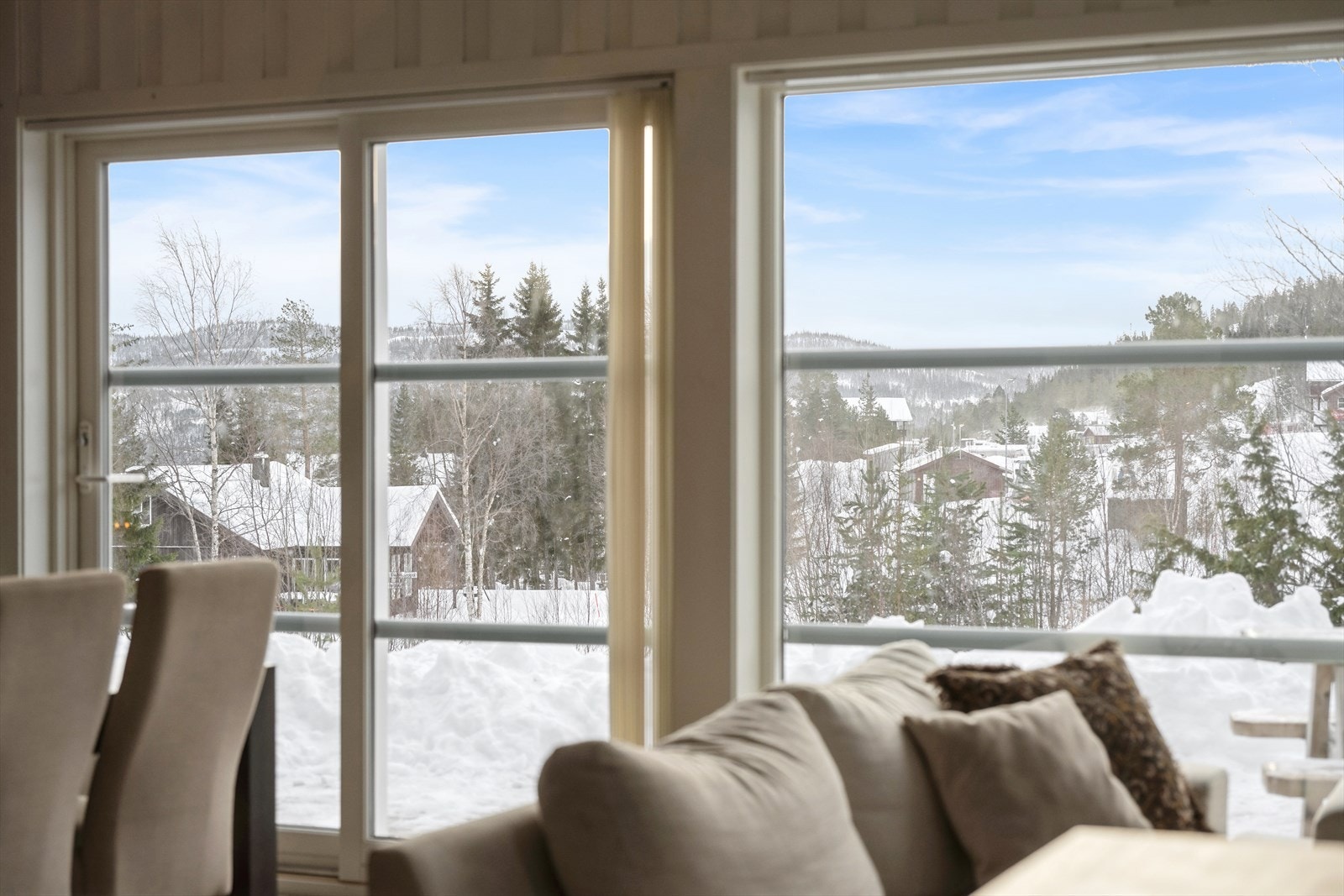 Utsikt mot heisanlegg. Galleribilde