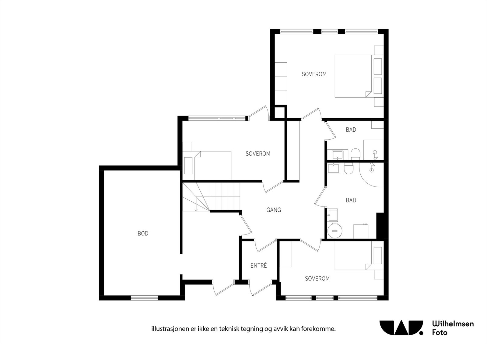 - Plantegning 1. etasje - Galleribilde