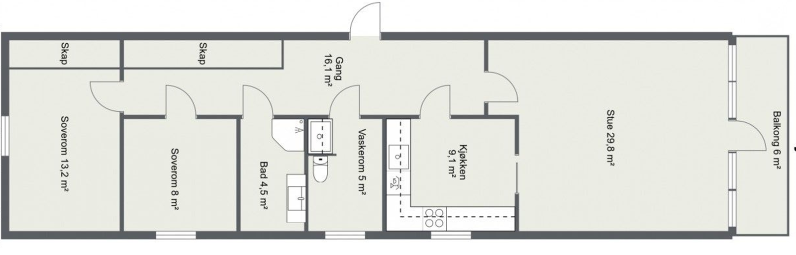 Plantegning Galleribilde