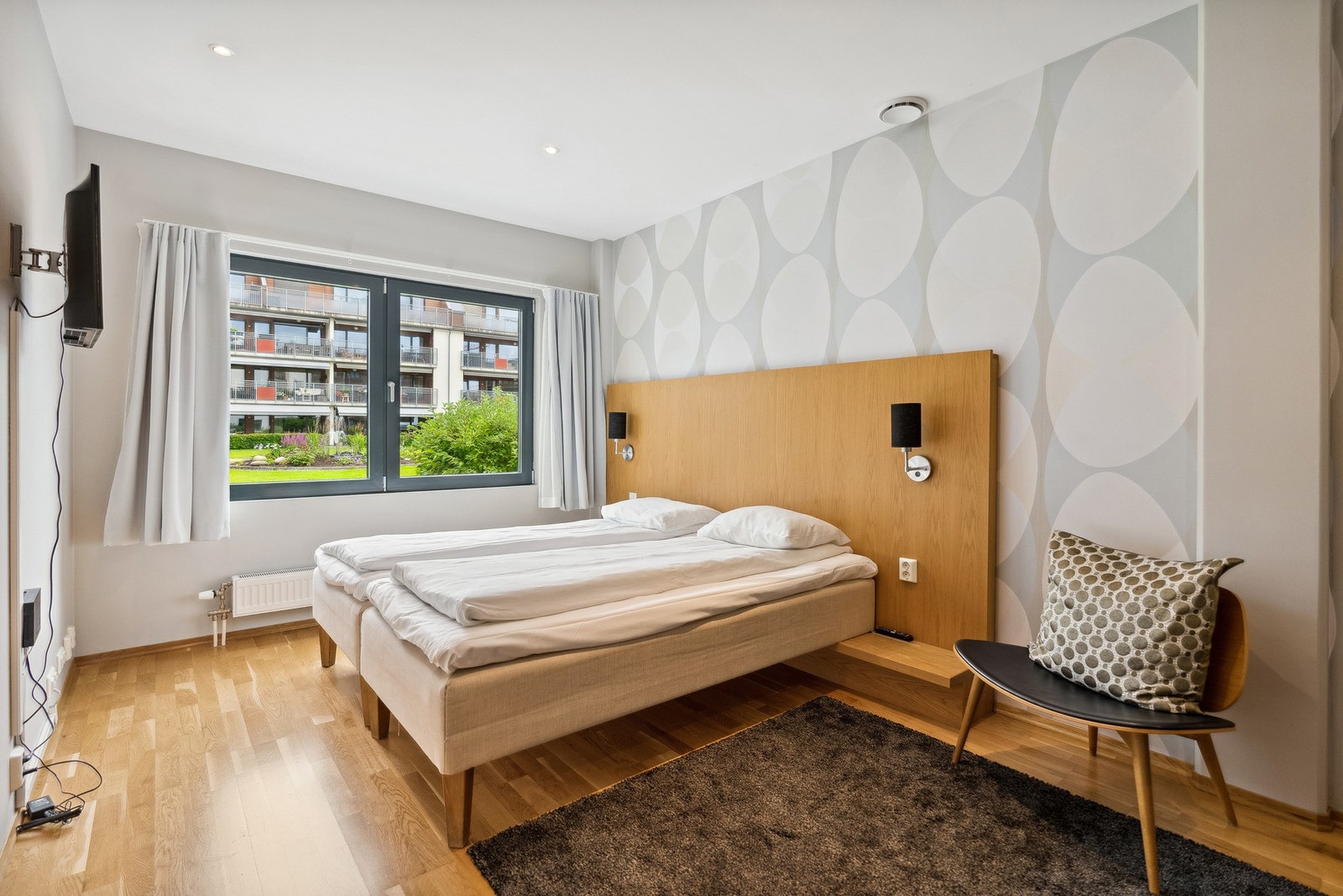 Pent "hotellrom" for inntil 4 personer til leie. Galleribilde