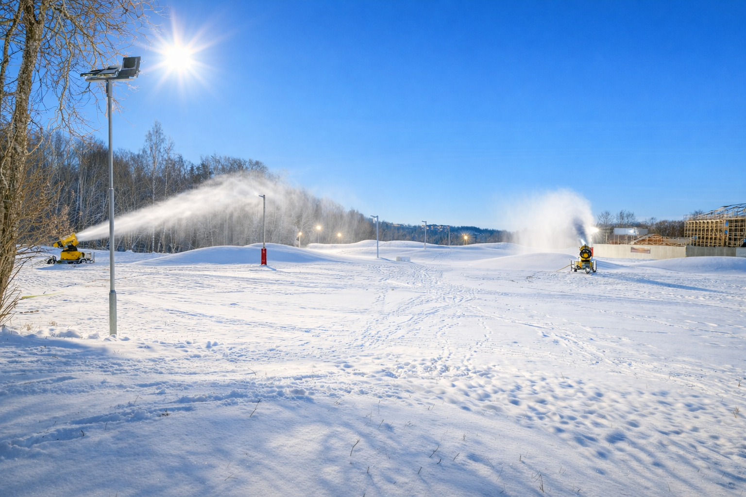 Området byr på fantastiske turmuligheter i bl.a. Sørkedalen, på Bogstad og Holmenkollen. Det er gangavstand til Voksenjordet (bildet), idrettsanlegg på Voksen (VASK), Bogstadvannet, Oslo Golfklubb, Bogstad Gård m.m Galleribilde