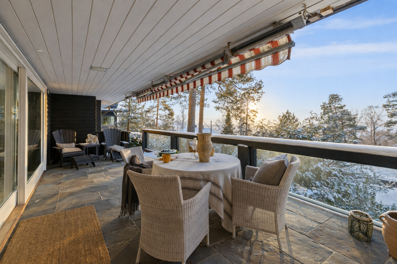 Flotte solforhold og nydelig utsikt Galleribilde