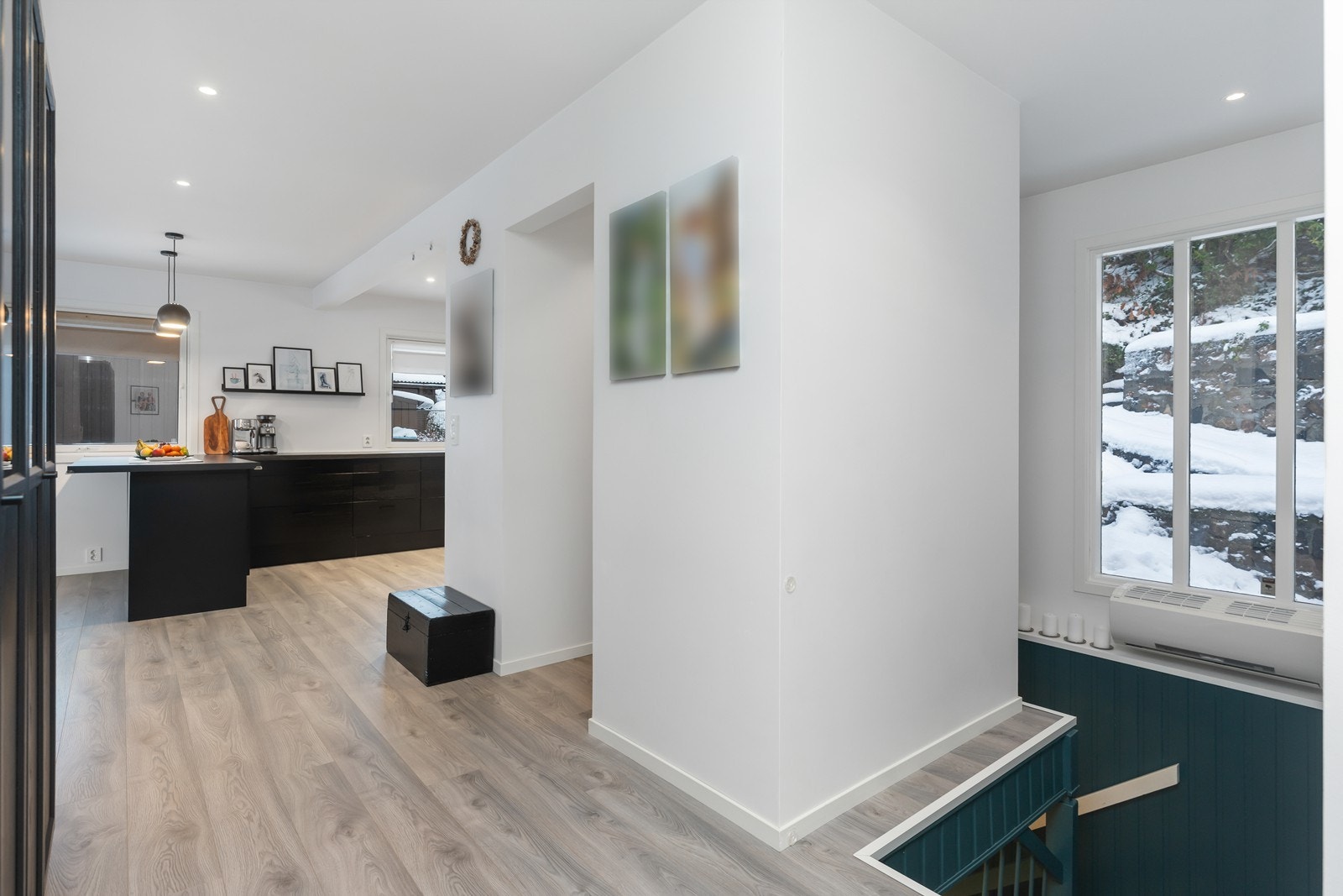 Varmepumpe i trappegang. Galleribilde