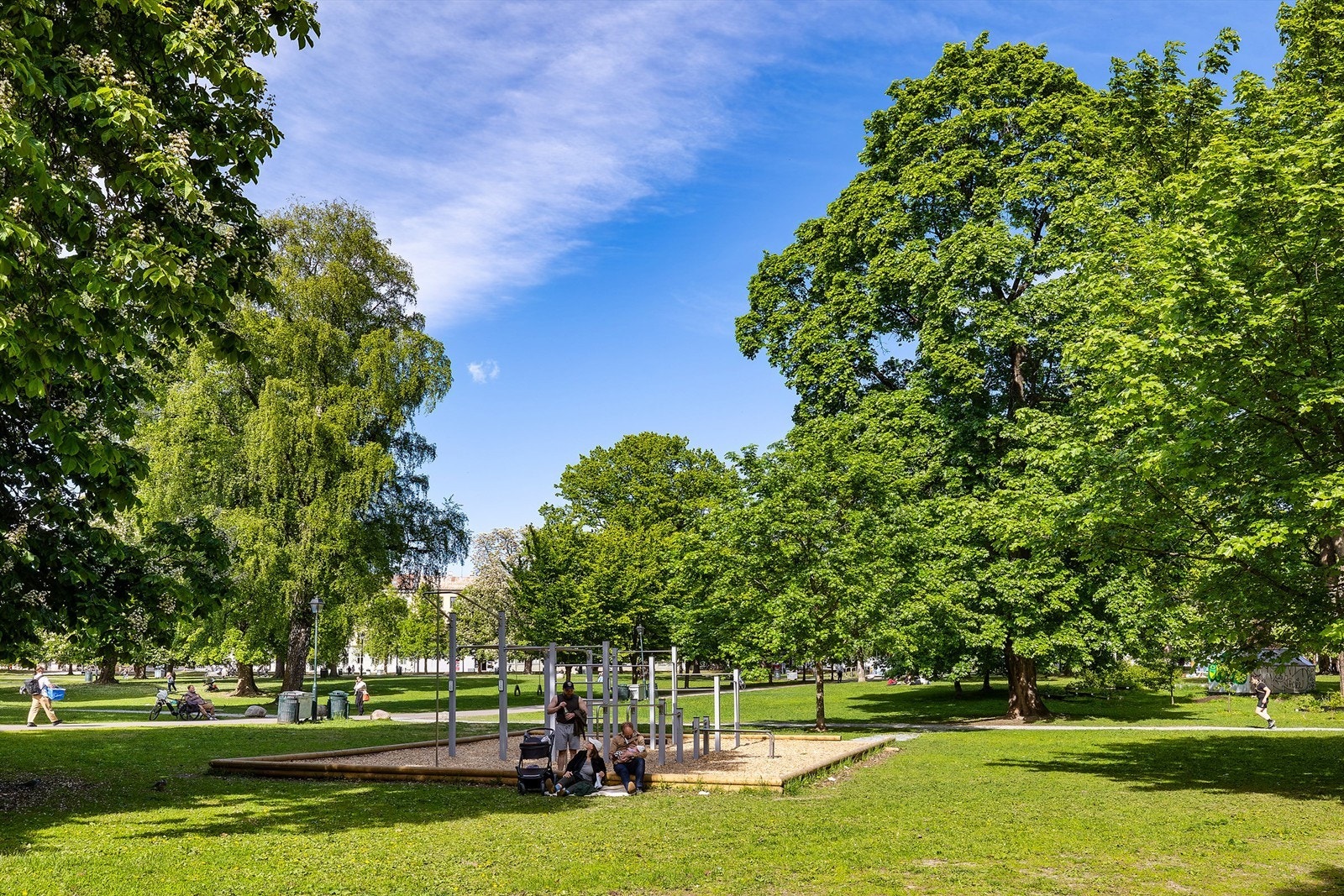Sofienbergparken ligger like utenfor leiligheten! Galleribilde