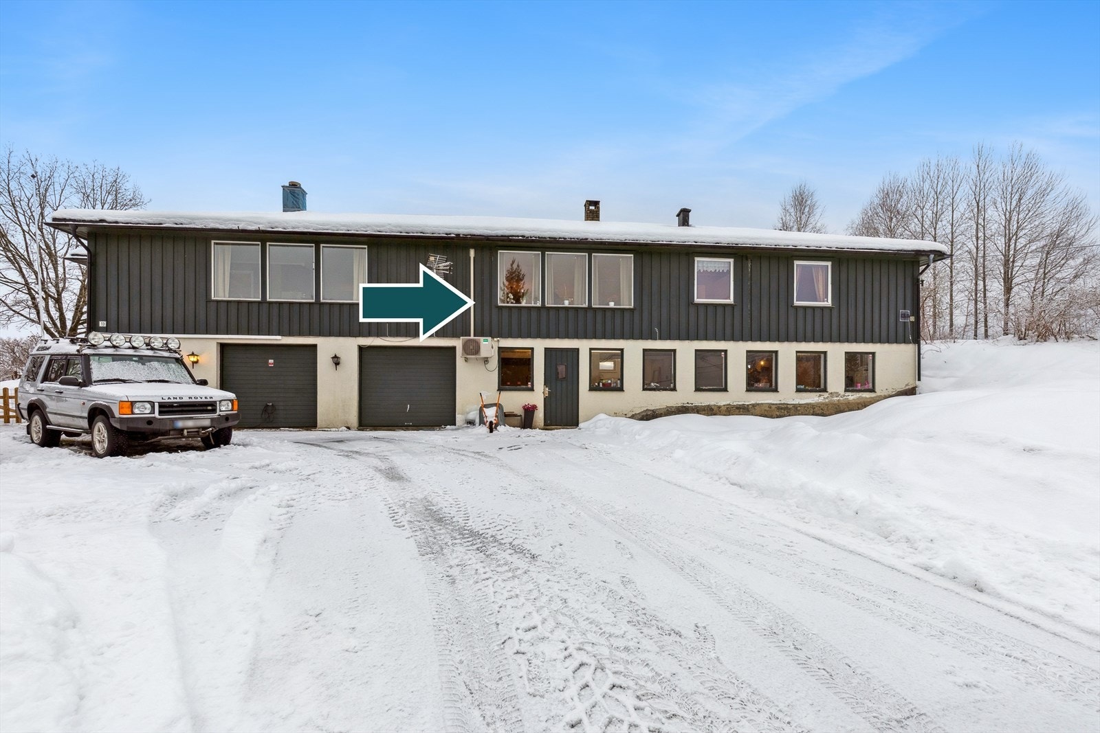 Boligen er en halvpart tomannsbolig. Galleribilde