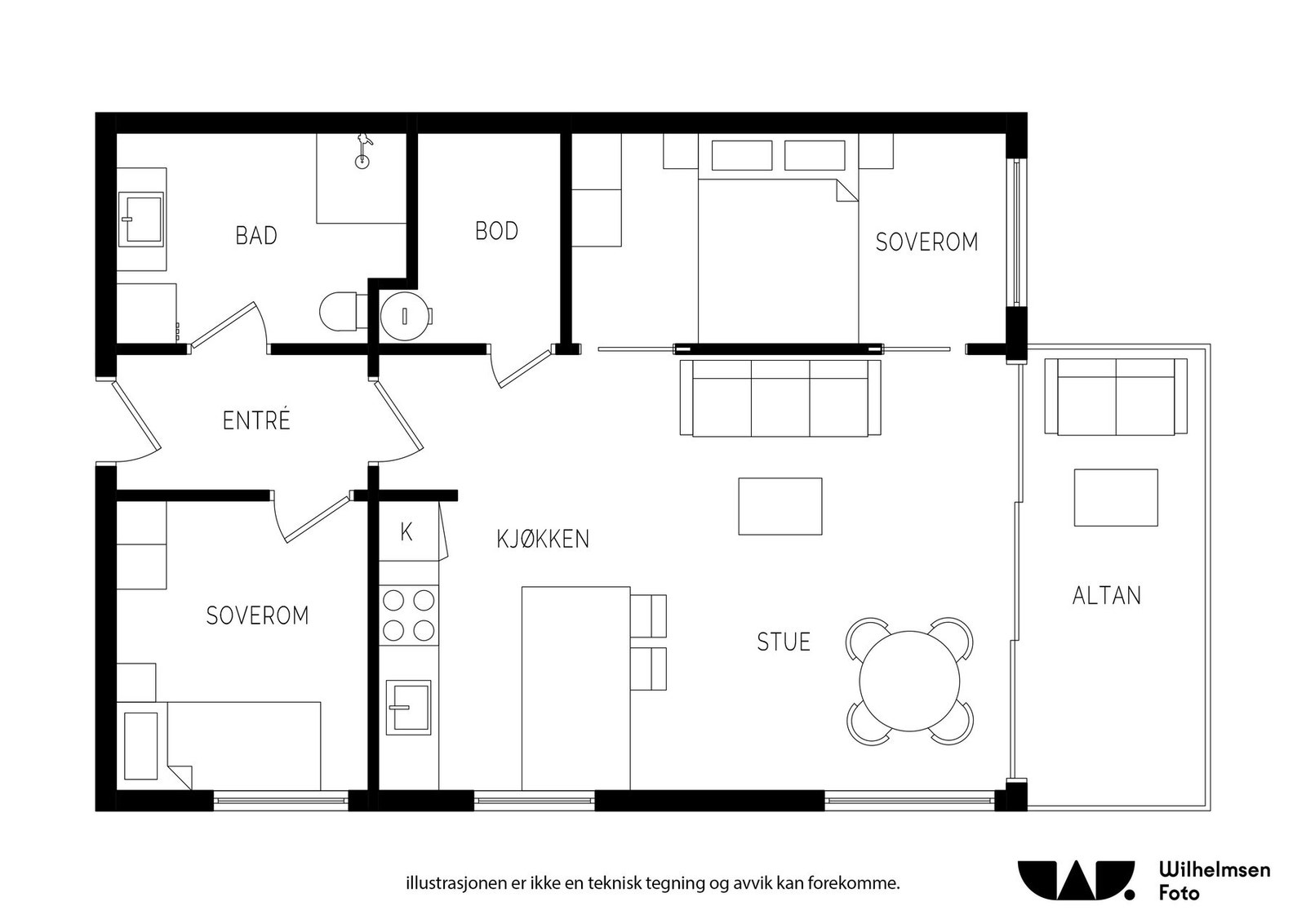 - Boligens utforming og planløsning - Galleribilde