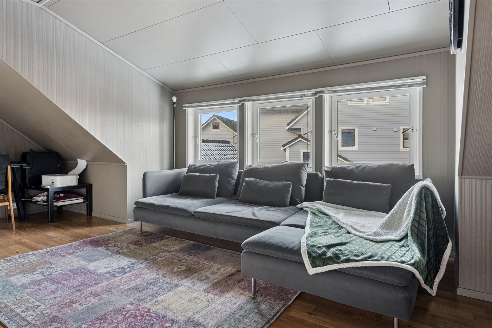 Dette rommet har mange bruksmuligheter. Galleribilde