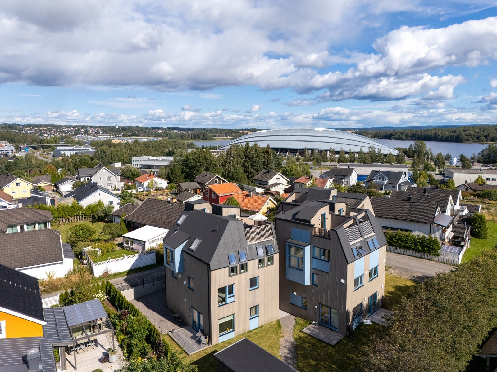 Dronefoto Galleribilde