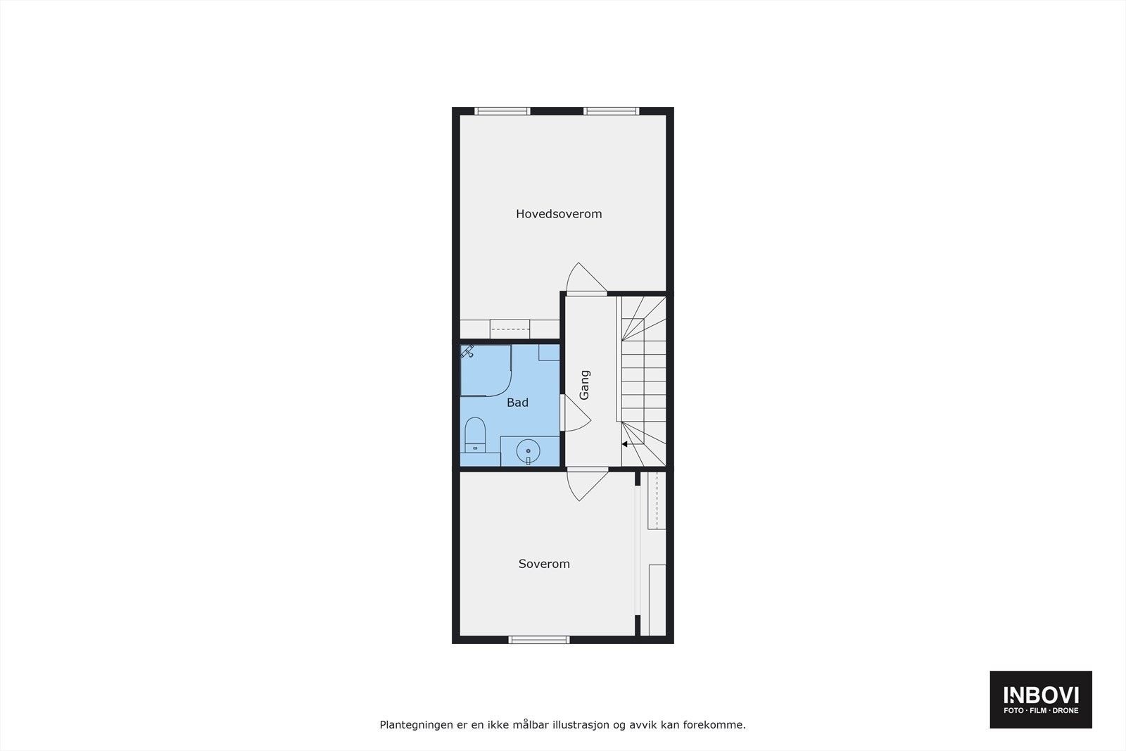 Plantegning 2. etasje Galleribilde