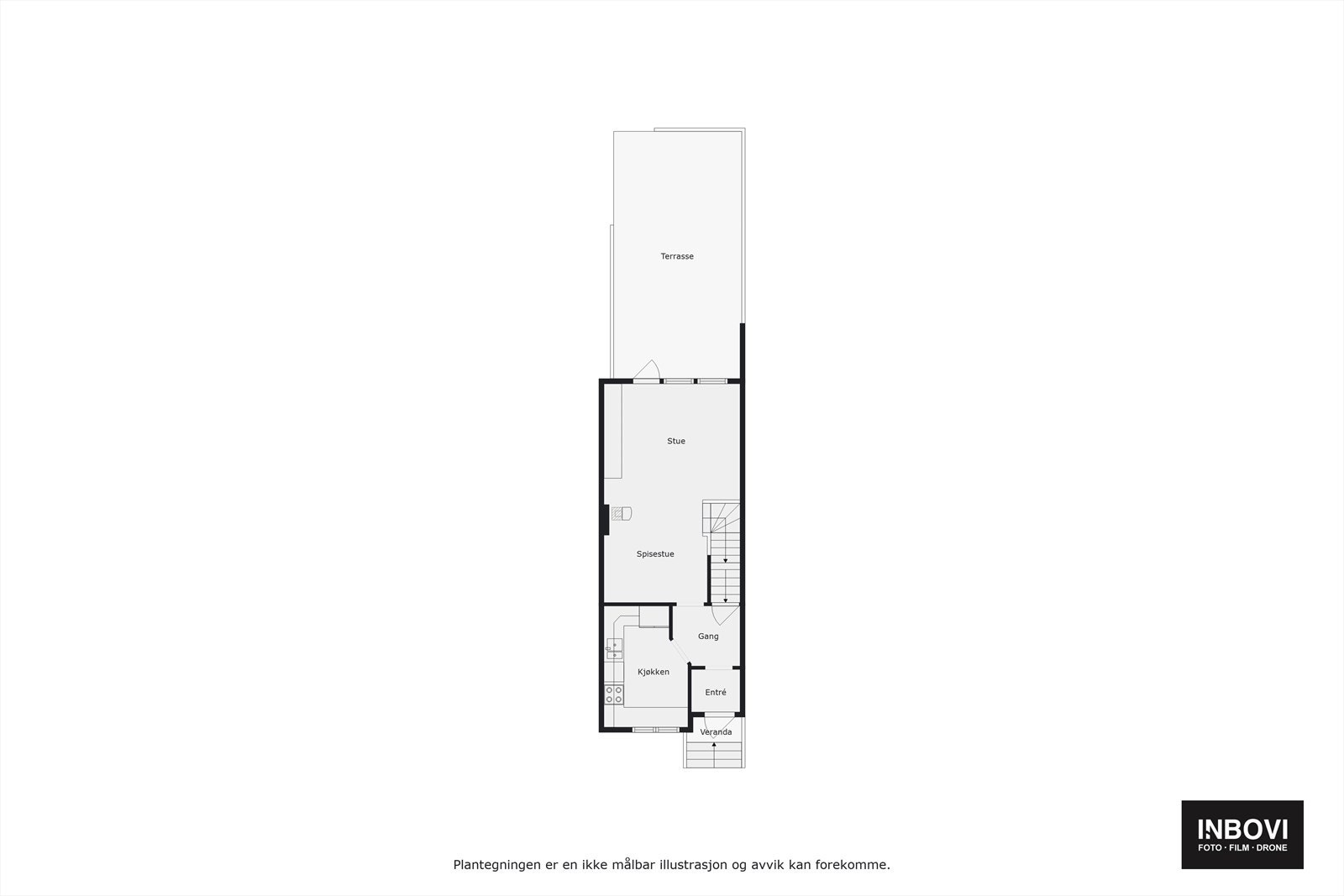 Plantegning 1. etasje Galleribilde