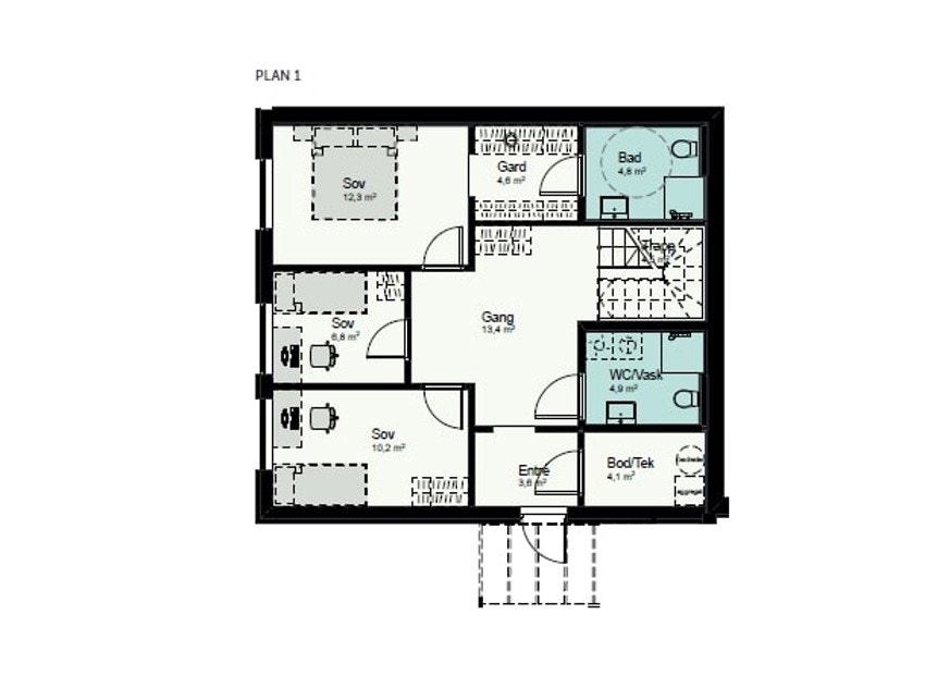 1 etasje Galleribilde