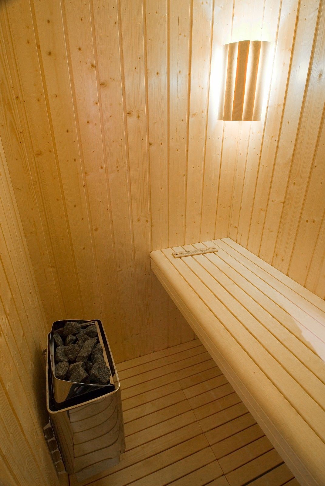 Badstue i underetasjen. Galleribilde