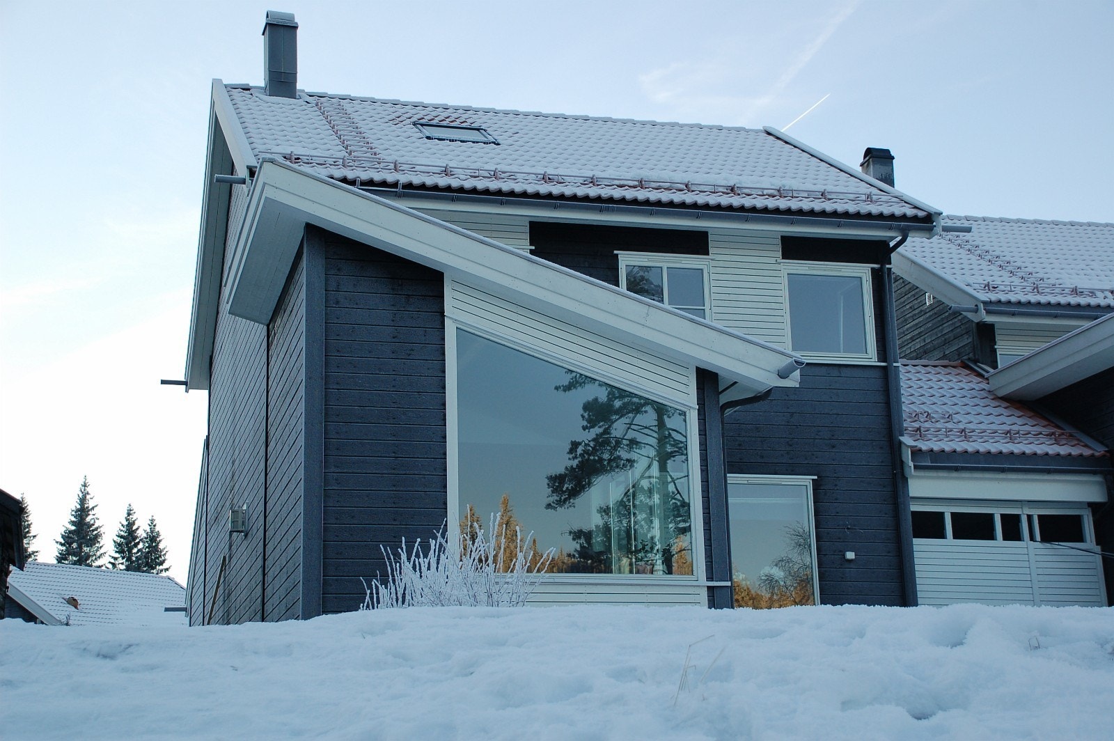 Fasade vinter Galleribilde