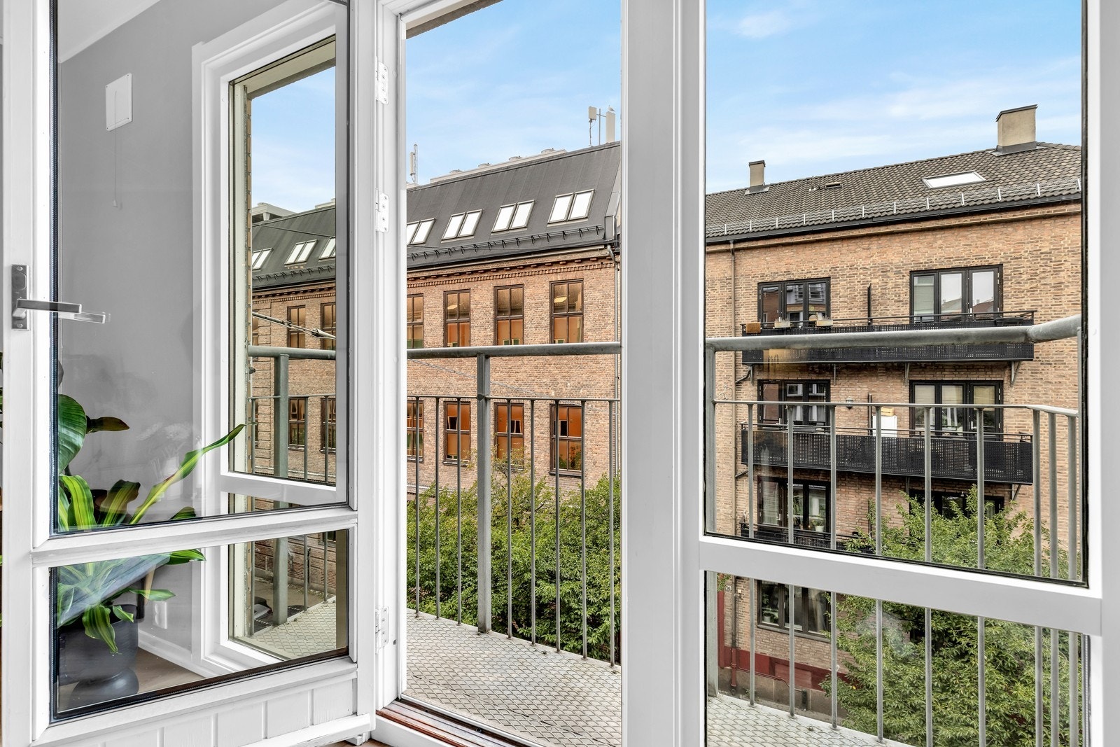 Brannbalkong. Galleribilde