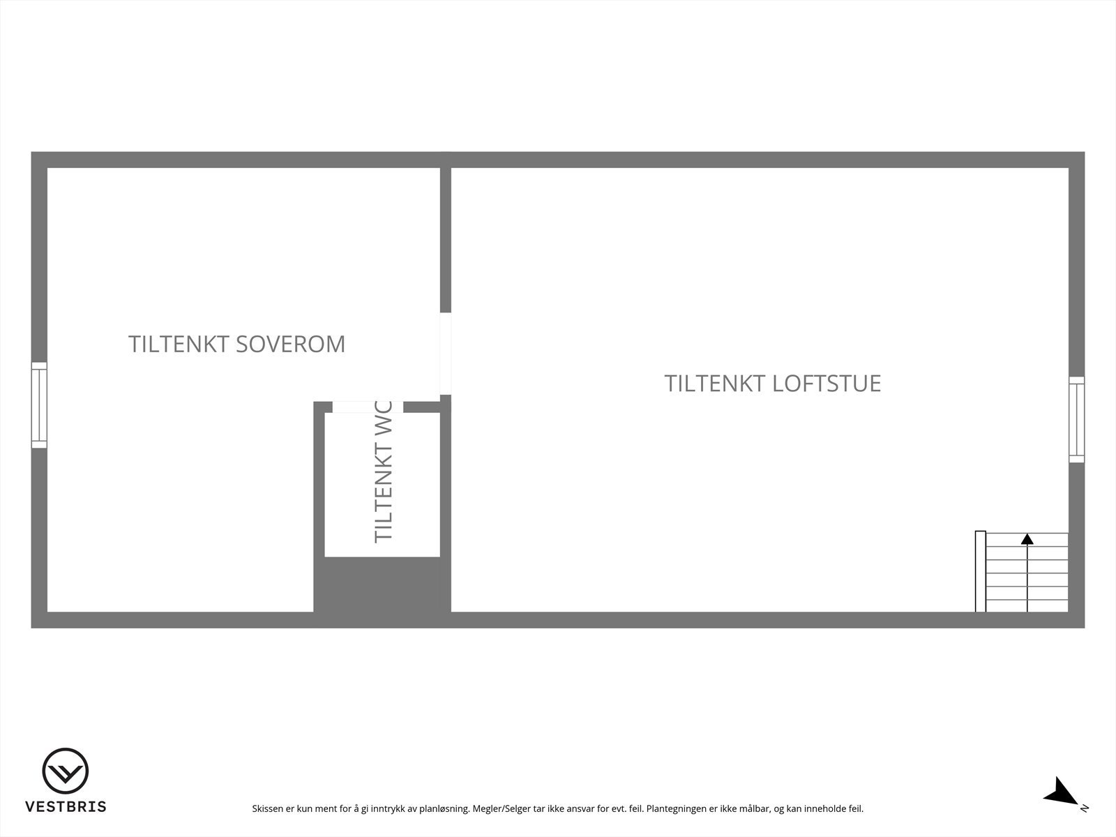 Plantegning | Loftsetasje Galleribilde