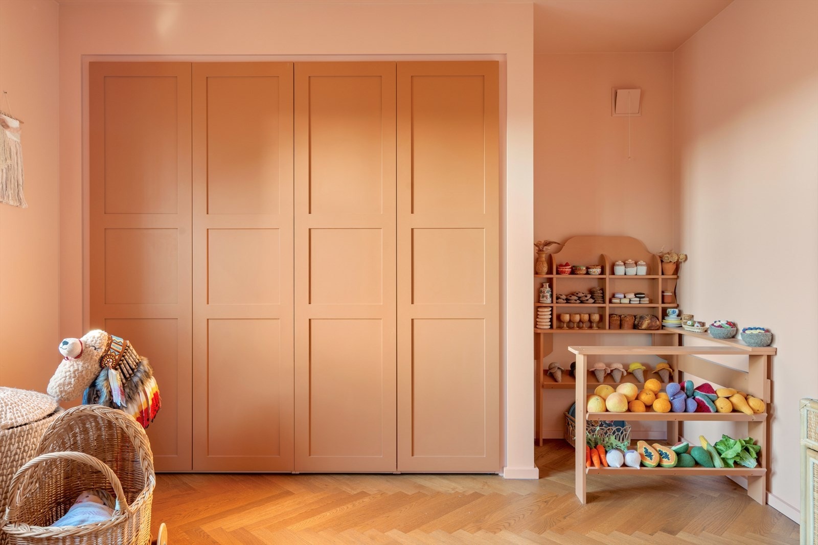 Dette soverommet har også en krok - perfekt som lekekrok. Galleribilde