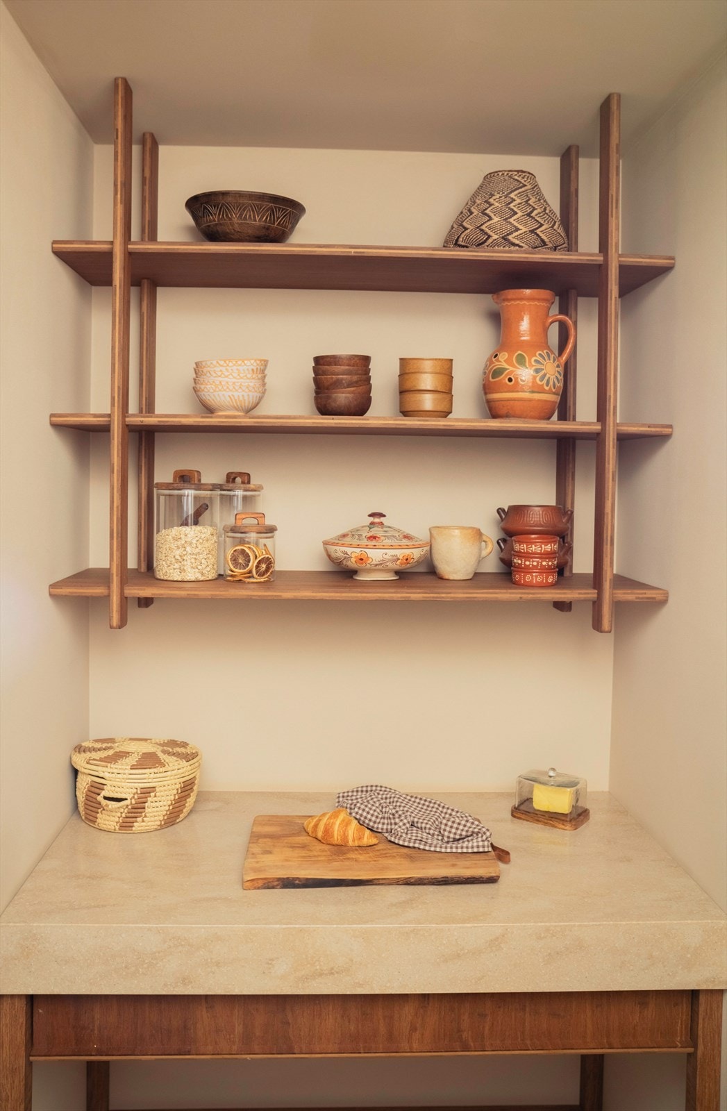 Også her er det benyttet benkeplate i Corian. Galleribilde