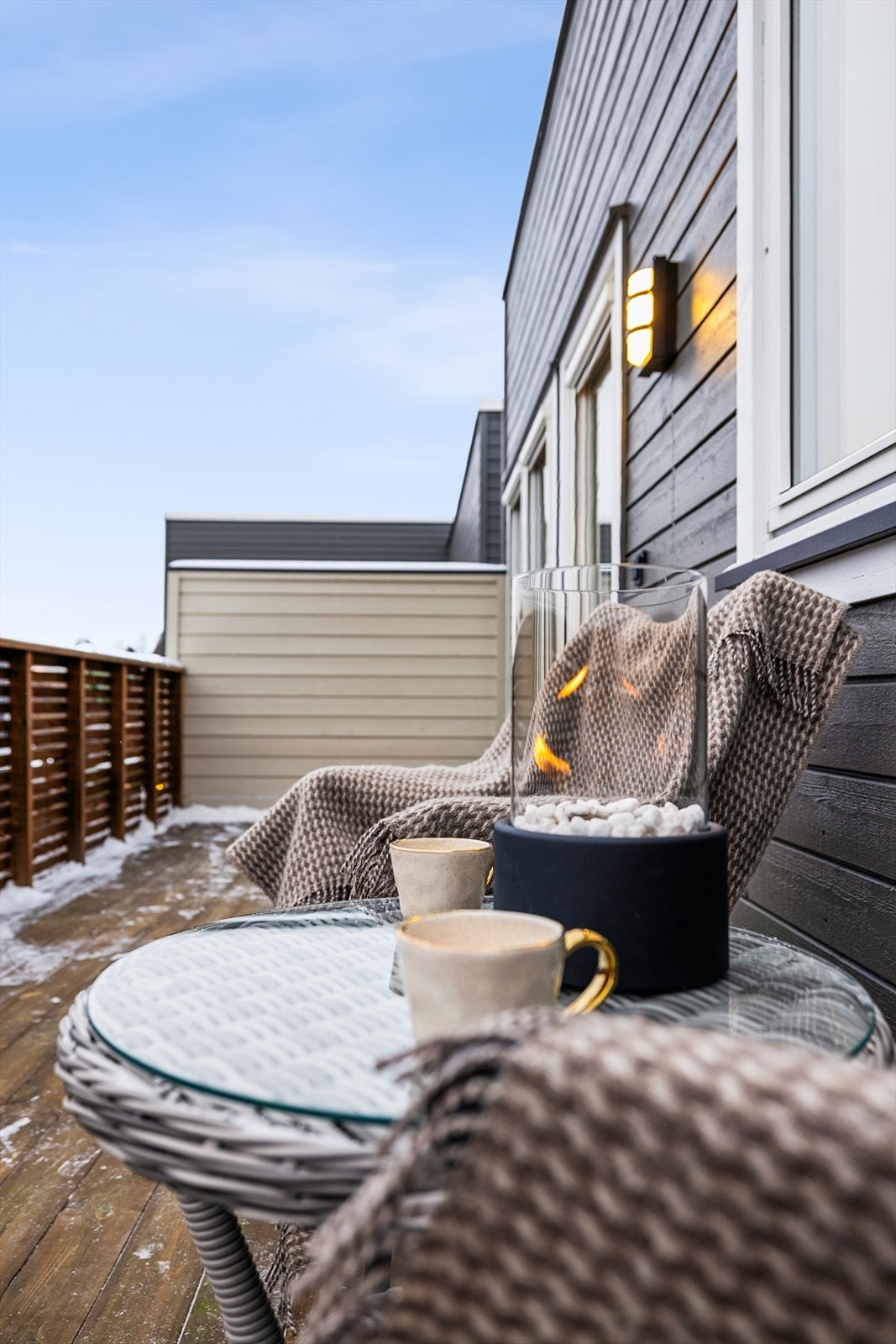 Her kan man nyte utsikten over nærområdet. Galleribilde