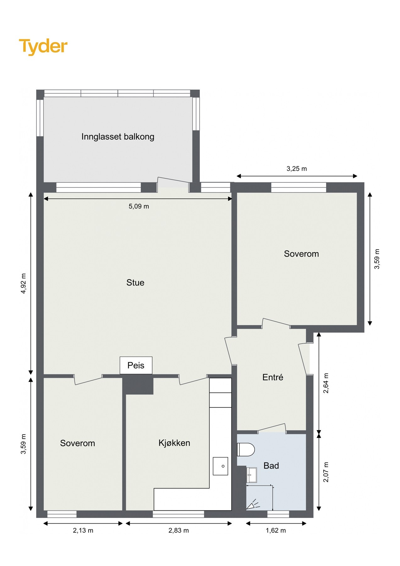 Plantegning. Galleribilde