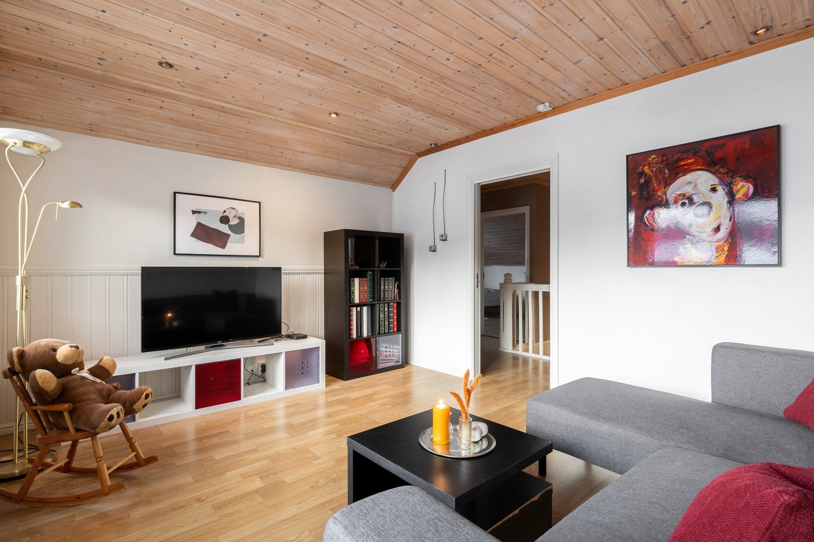 Ungdommer kan bruke rommet, eller kanskje blir det TV-stuen til den fotball interesserte? Galleribilde