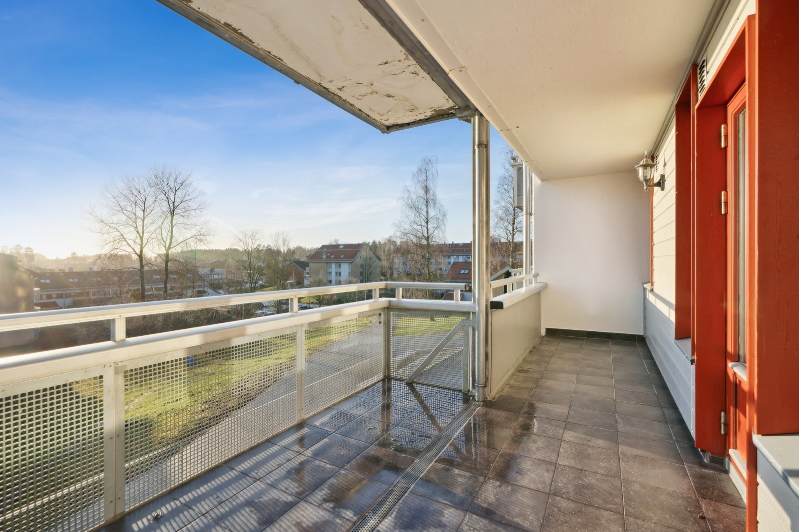 Stor tilhørende balkong Galleribilde