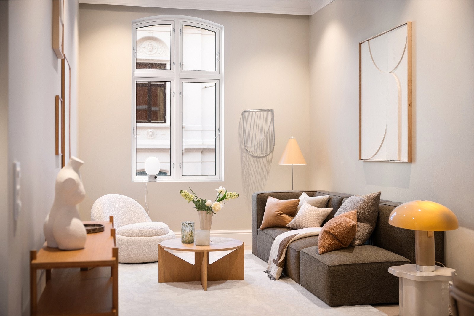 Tilrettelagt for skjulte gardinskinner Galleribilde