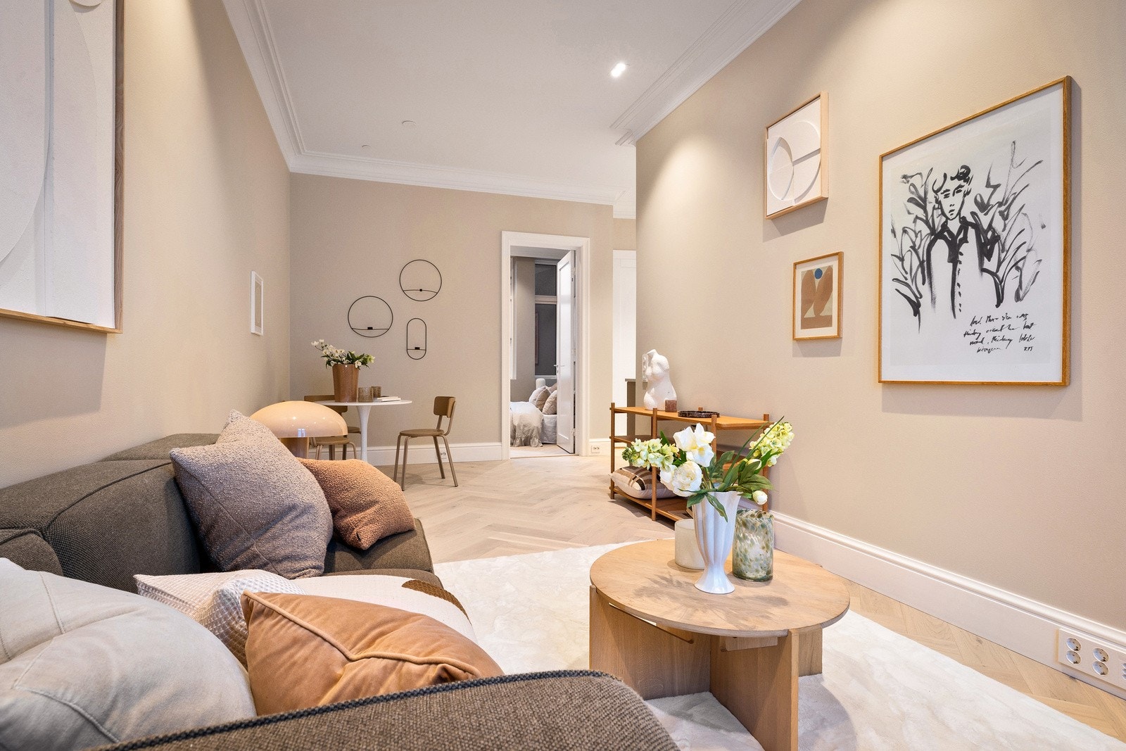 Skreddersydd belysning Galleribilde