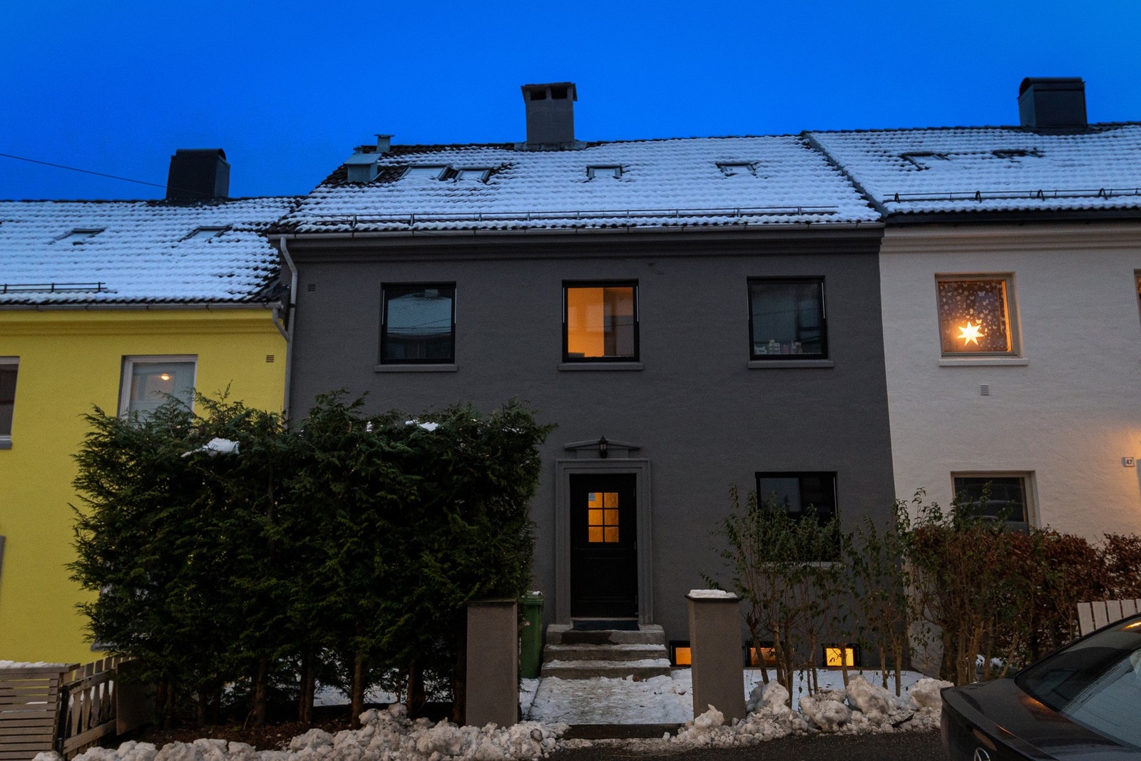 Det er lagt nytt rør-i-rør system, nye avløpsrør og alt elektrisk etter hovedinntak er skiftet. Galleribilde