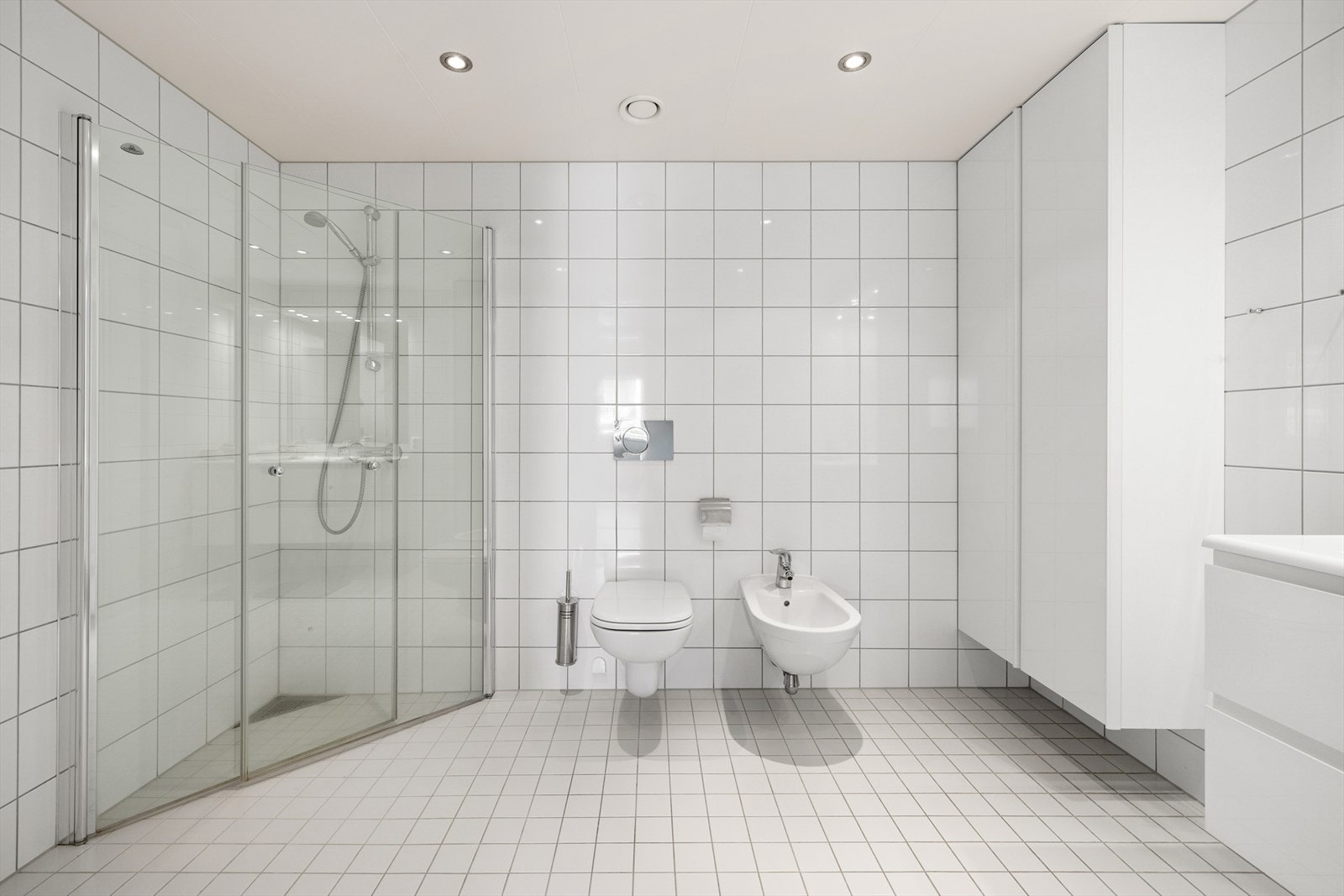 Downlights i himling. Galleribilde