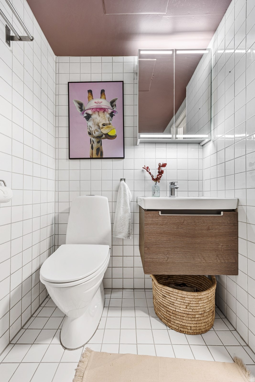 Moderne innredning og servant. Galleribilde