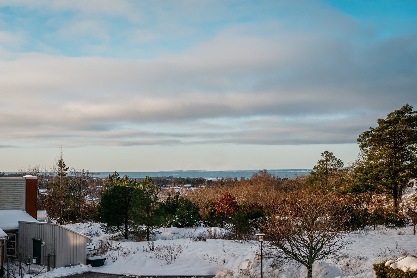 Utsikt fra terrassen. Galleribilde