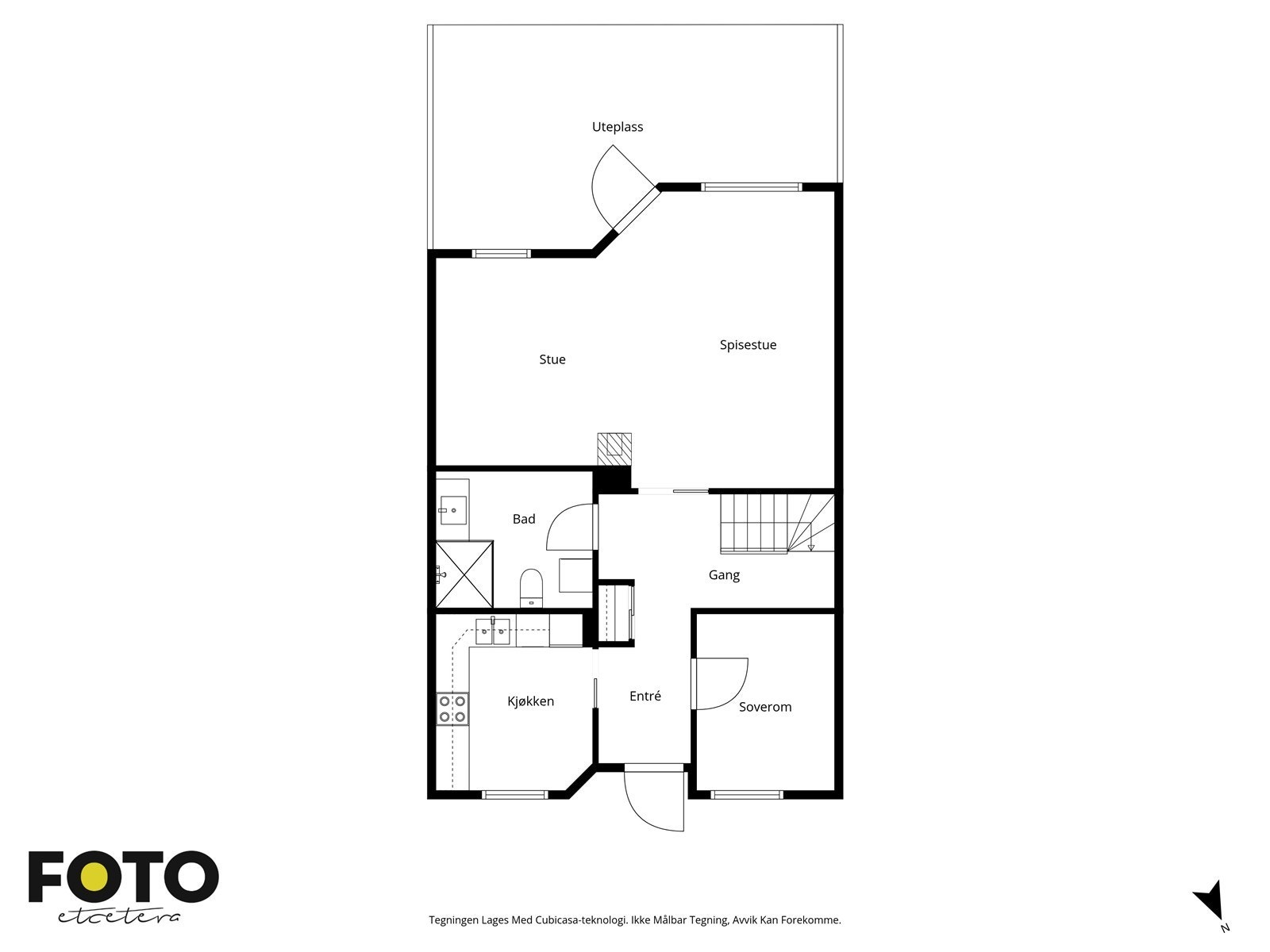 Veiledende plantegning - Ikke målbar Galleribilde