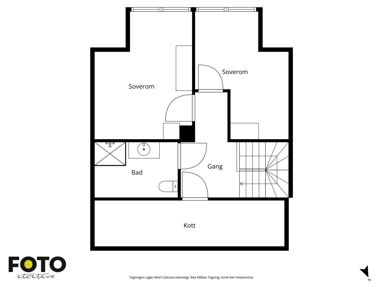 Veiledende plantegning - Ikke målbar Galleribilde