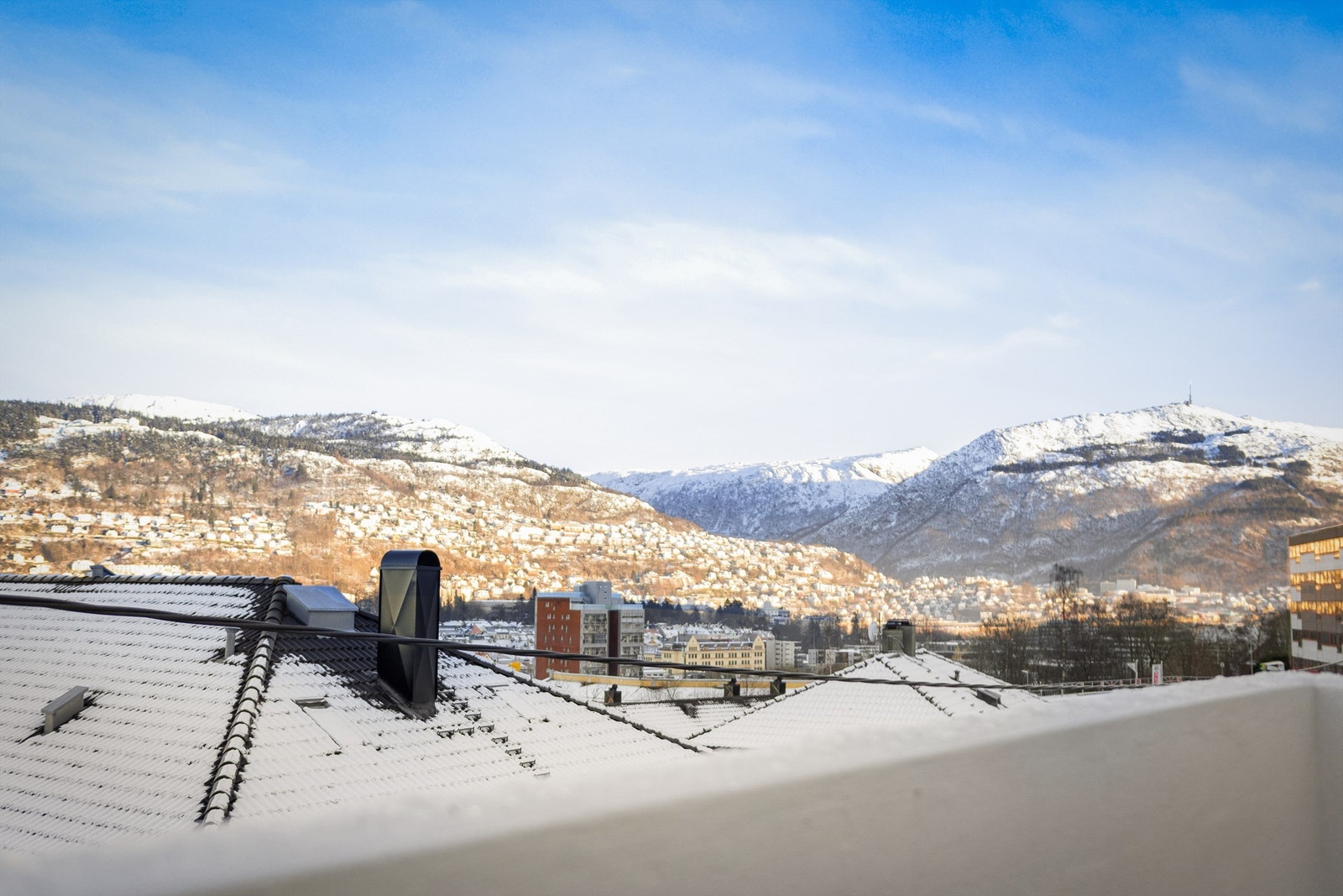 Fra terrassen har du en fantastisk utsikt. Galleribilde