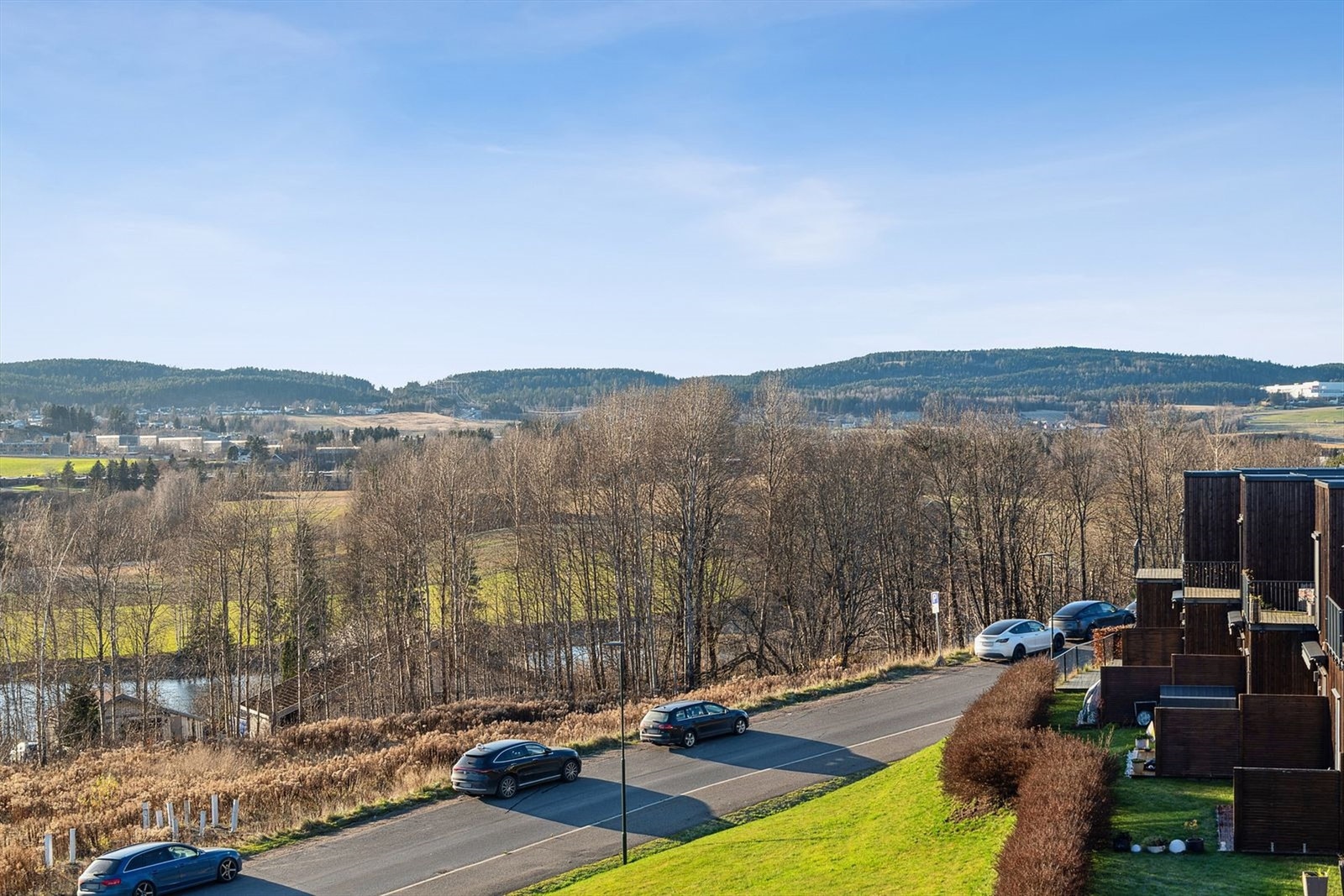 Utsikt fra terrassen Galleribilde