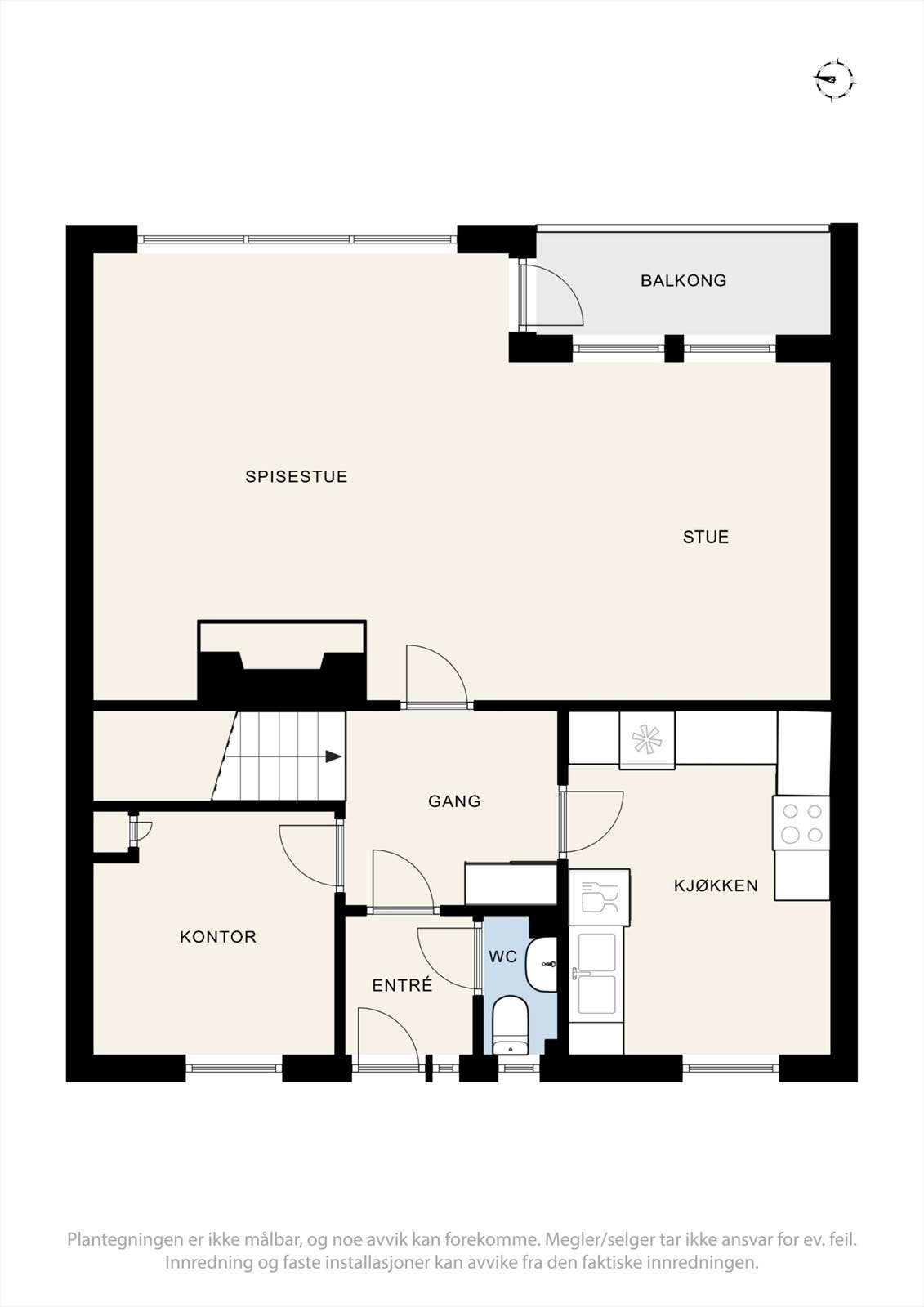 Plantegninger hovedplan Galleribilde