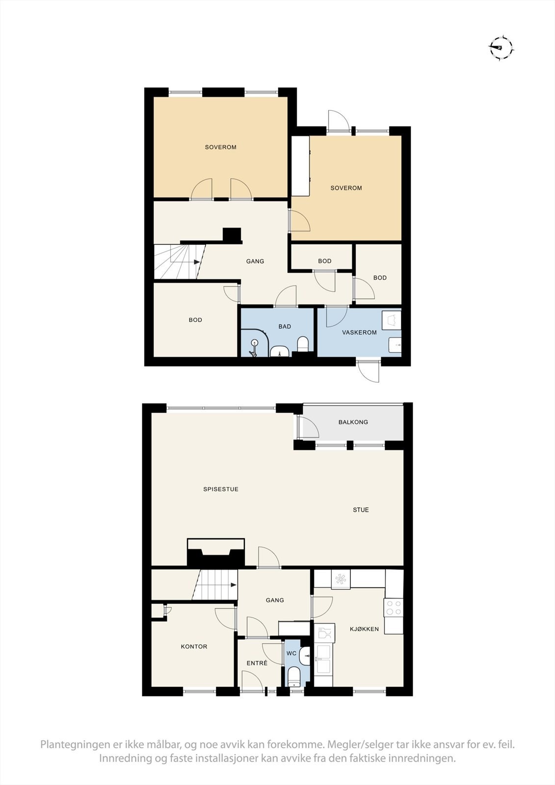 Plantegninger Bakkevegen 25 Galleribilde