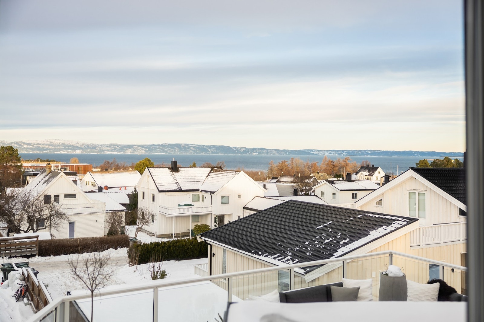 Utsikt fra takterrasse. Galleribilde