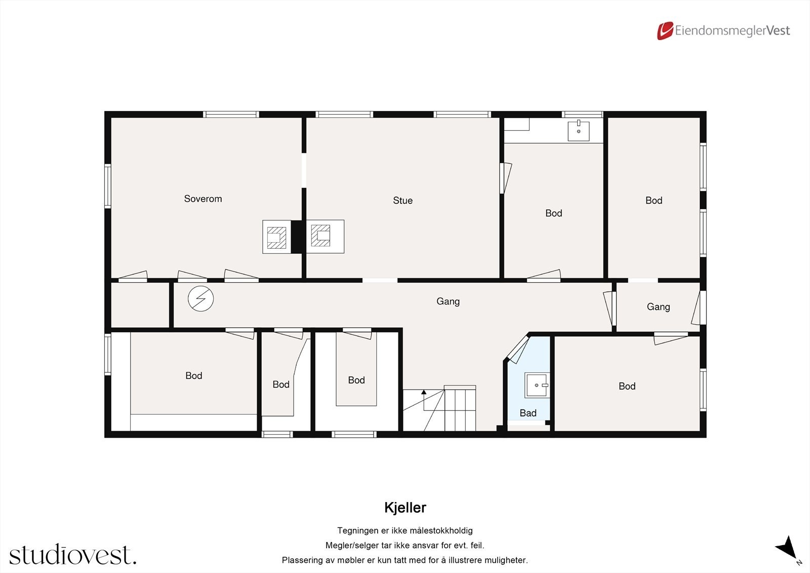 Planskisse. Galleribilde