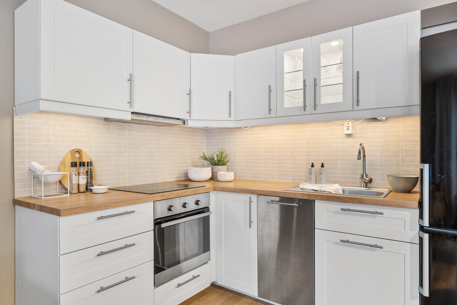 Kjøkken har fått Tilstandsgrad 1 av takstmann. Galleribilde