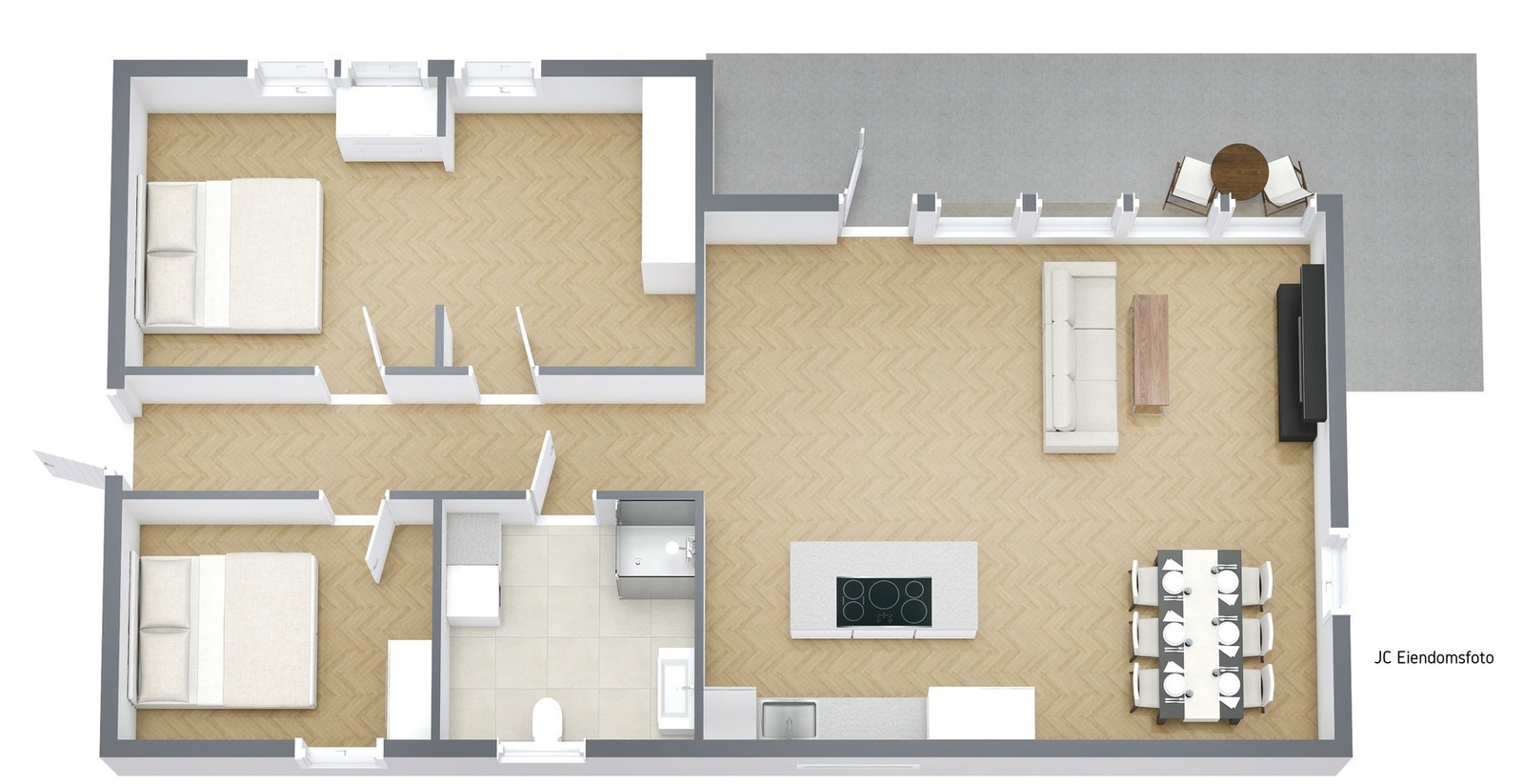 Planskisse 1. etasje Galleribilde