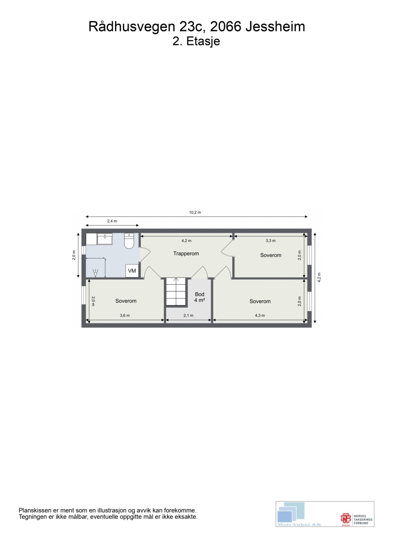 Plantegning 2.etasje. Galleribilde