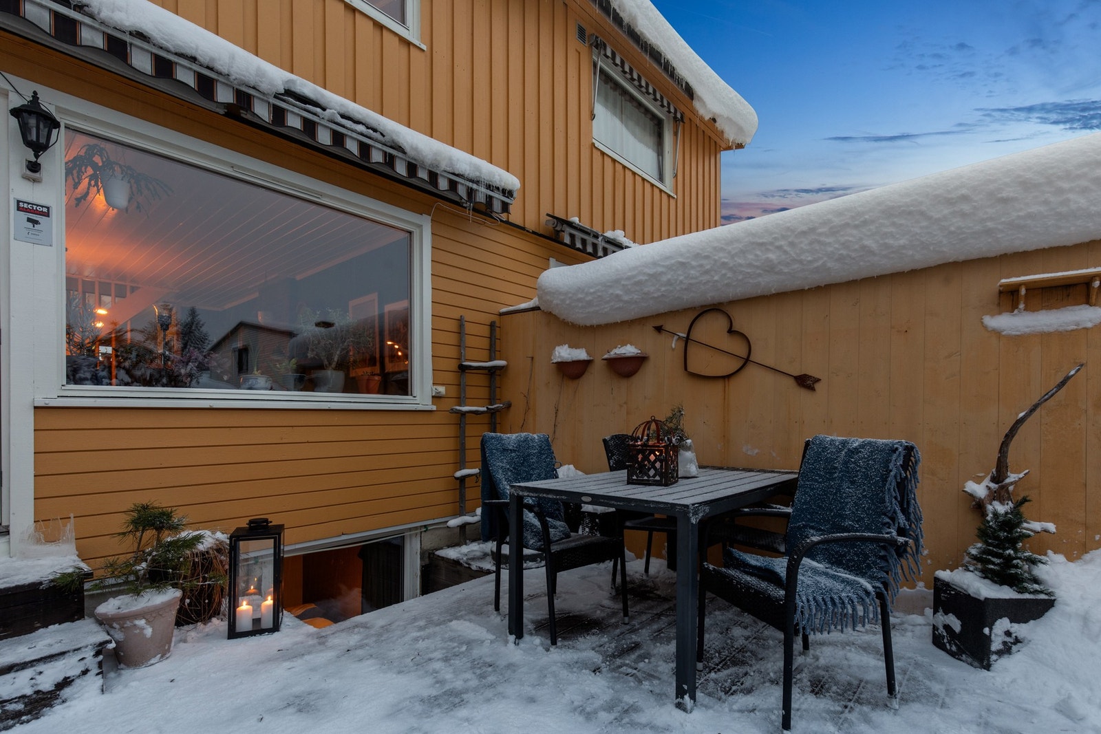 Ideell uteplass for både avslapning og sosiale sammenkomster. Galleribilde